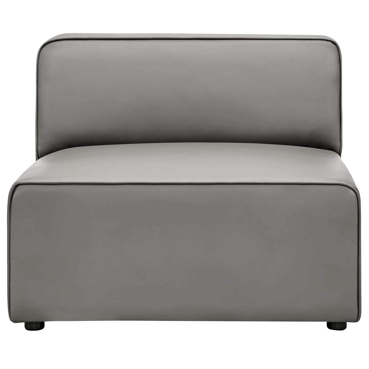 Modway Grey / Armless Chair / Contemporary Sofas & Couches