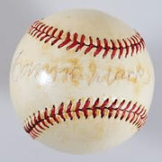 Connie Mack Signed Baseball Philadelphia Athletics - COA JSA