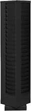 Durham 415-08 Rotary Lit Rack, 92 Openings, Black