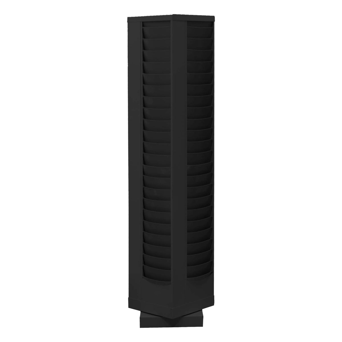 Rotary Lit Rack by Durham – Alloy Steel, Black, Model 415-08
