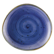 CAC China 8-1/4x7-3/4x1-1/4" / Starry Night Blue / Modern Dinner Plates