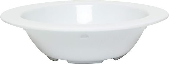 Thunder Group Nustone white melamine dinnerware collection 4.75 inch - 4 oz fruit bowl, comes in dozen