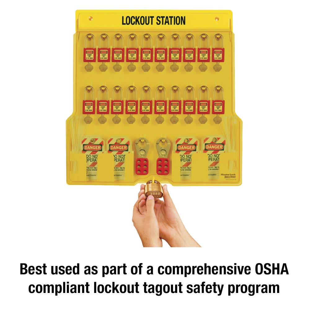 Master Lock Includes 20 Zenex Padlocks / Yellow / Modern Keyed Padlocks