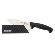 Mercer Culinary 6" x 2" / Black / Felt Lined Knife Guard Knife Cases, Holders & Protectors