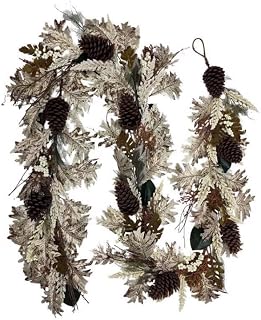 Celebrations 9 ft. Unlit Pine and Berry Garland