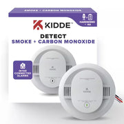 KN-COSM-IBA Hardwire Combination Smoke Carbon Monoxide Detector Battery Backup Voice Warning Interconnectable (2-Pack) by Kidde – Other, Model Firex-CUACFEX-V-20-9003