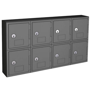 Cell Phone Locker by United Visual – ABS Plastic, Black/Grey Door, Model UVQ1052