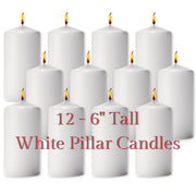 Hollowick 6" / White / Classic Pillars