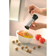 34670 Nutmeg Grater by GEFU – 18-8 Steel, Silver/Black, Model GF34670
