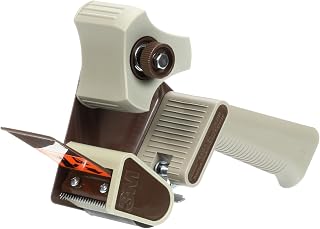 3M Scotch Box Sealing Tape Hand Dispenser H180 for 2" Tape, Gray | Lightweight and Portable for Commercial Packaging, Shipping, Moving, Carton and Box Sealing