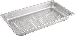 Winco Full Size Silver Metal Steam Table Pan (Set of 12)