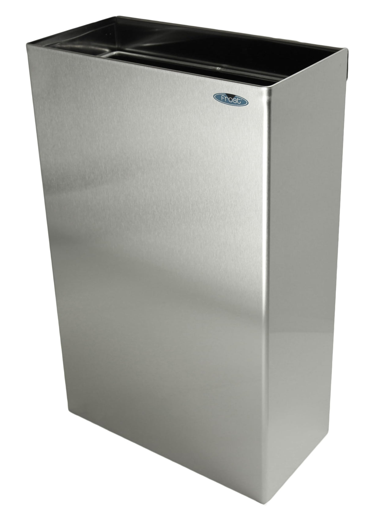 Frost Waste Receptacle by Frost Hats – Rectangular, 13.0 gallons, Stainless Steel, Metallic