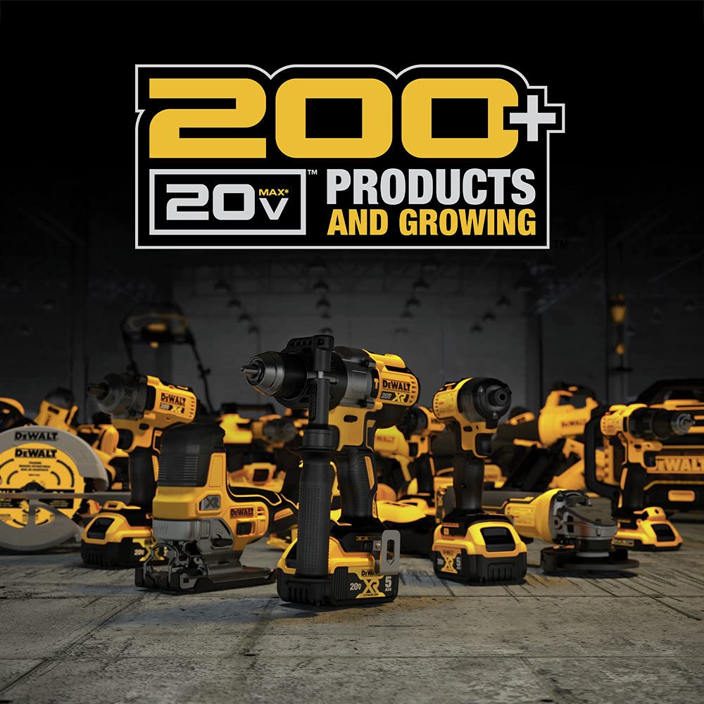 Trimmer Hedge Bare 20V by DEWALT – One Size, Metal, Black/Yellow, Model DCHT820B