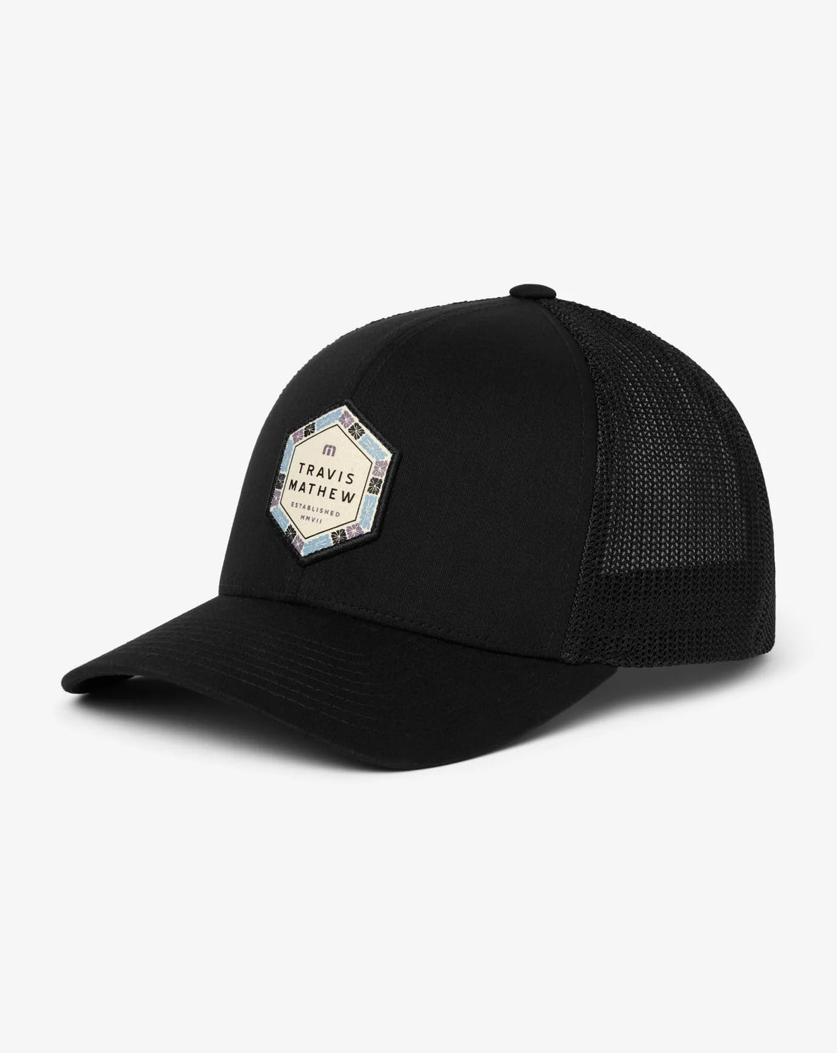 Men's Cabana Patch Hat One Size by TravisMathew – Black, Model A46757