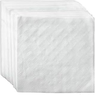 AmerCareRoyal 1-Ply Beverage Napkins - 4.5" x 4.5" - For Restaurants, Bars, and Catering, Bulk Disposable Cocktail Napkins, White, Pack of 4000