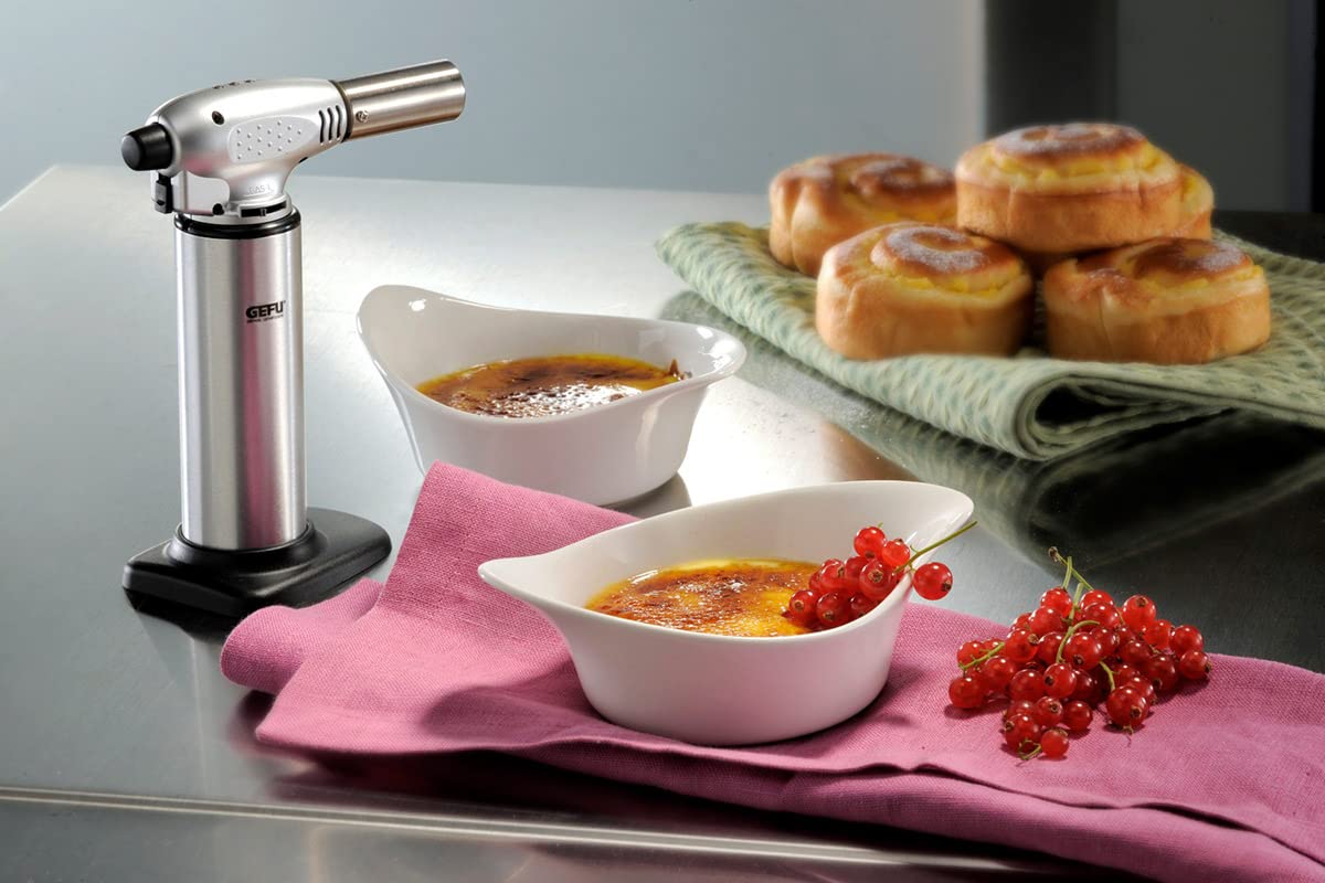 35400 Kitchen Torch by GEFU – Stainless Steel, Silver, Model GF35400