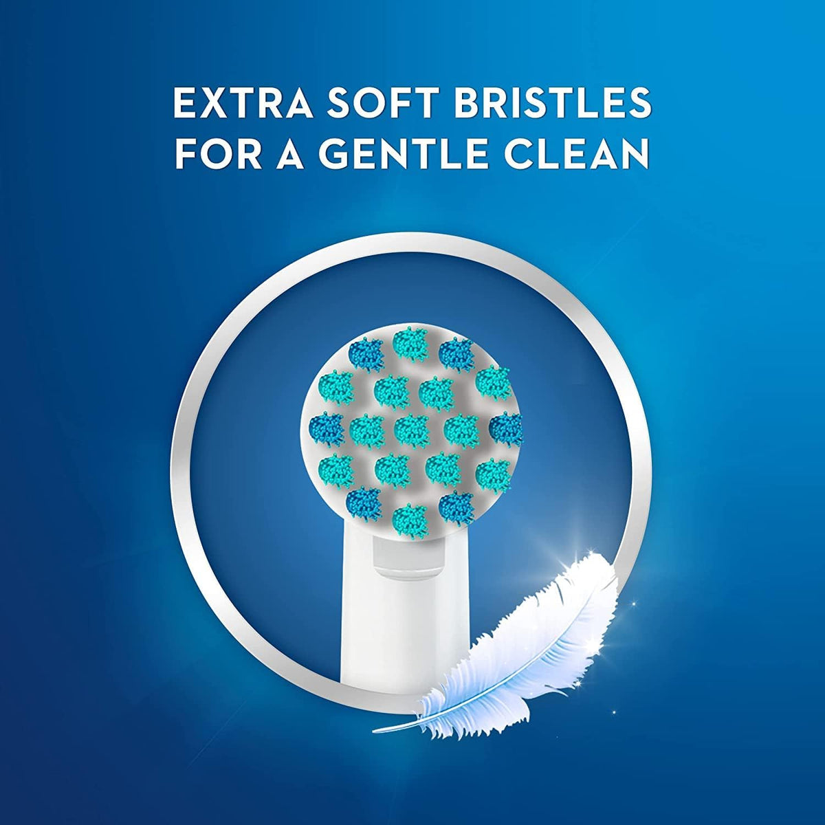 Kids Extra Soft Replacement Brush Heads by Oral-B – 2 Count (Pack of 1), Plastic, Blue,white, Model EB10S-2