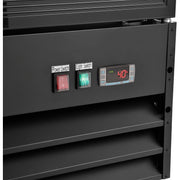 Merchandiser Display Refrigerator by Nexel – 31.9"L x 28.3"W x 82.2"H, 23.0 cubic_feet, Coated Steel, Black, Model G648BMF-HC