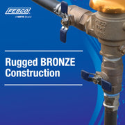 765 Bronze Pressure Vacuum Breaker Backflow Preventer 2" Inlet by Febco – 2 Inch, Bronze, Model T765HBV