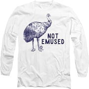 Not Emused Emu Adult Long Sleeve Shirt