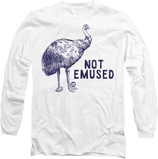 Not Emused Emu Adult Long Sleeve Shirt