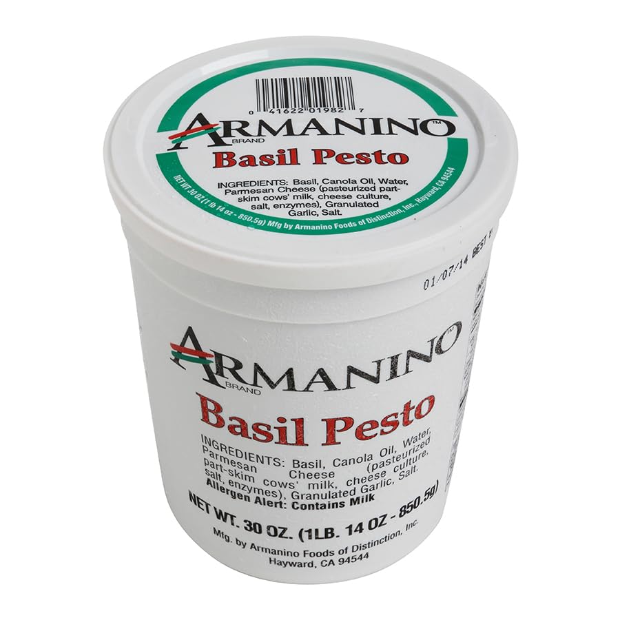 Basil Pesto by Armanino – 9.5 x 14 x 5.75 inches, Pack of 6