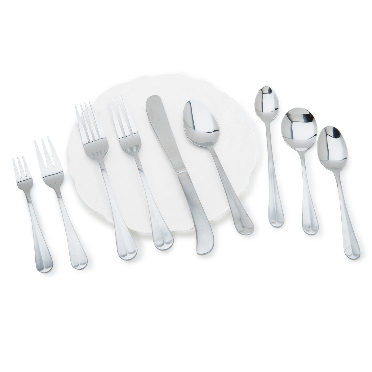 Update International Dinner Fork - 4 Tine / 7-3/4-Inch / Chrome Dinner Forks