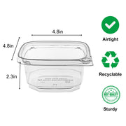 BUT-N-LOC 12oz / Clear / 12.0 fluid_ounces Clamshell Take Out Containers