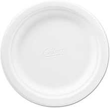 Chinet 21226CT Classic Paper Plates, 6 3/4 Inches, White, Round (Case of 1000)