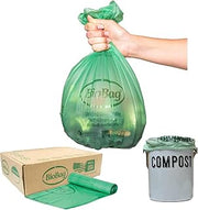 4 Gallon Compostable Trash Bags by BioBag, 75 Count, BPI Certified, Meets ASTM D6400 Standards, Made in USA, Small Kitchen & Bathroom Liners
