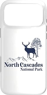 North Cascades - National Park Vintage 70s 80s Retro Case for iPhone 17 Pro Max