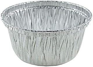 Handi-Foil 4 oz. Aluminum Foil Utility/Muffin/Cupcake Ramekin Cup - Heavy Duty (Pack of 50)