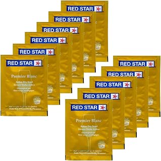 Red Star Premier Blanc Wine Yeast, 5 g, (Pack of 22)
