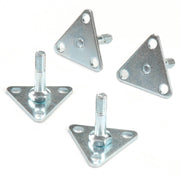 Triangular Steel Foot Plate by Nexel – Steel, Chrome, Model 188735