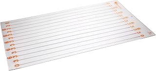 Martellato Transparent Plastic Rectangular Baking Pan, 3 & 6 Cm Cutting Strips
