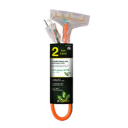Power By GoGreen 2 ft / 12/3 / Power Cord Extension Cords