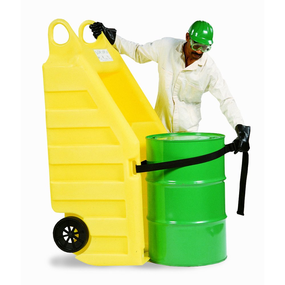 Poly Dolly by Enpac – 69"L x 32"W x 26.5"H, Polyethylene, Yellow, Model 5300-YE