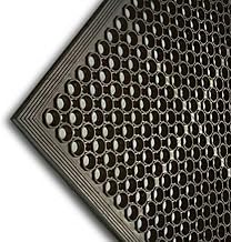 Cactus Mat 2530-C5 Rubber VIP Topdek Molded Bevel Edge Mats Junior Version, 3' x 5', Black