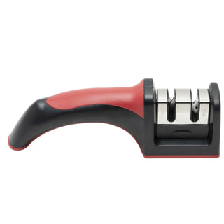 Kitchen Knife Sharpener Medium by Winco – Medium, Plastic, Black, Red, Model KSP-2