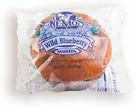 Ne-Mos Wild Blueberry Muffin, 4 Ounce -- 12 per case.