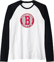 Bedford Kicking Mules Raglan Baseball Tee