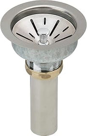 Elkay LK99FCS Deluxe Drain Kit with Type 304 Stainless Steel Body for Fireclay Sinks