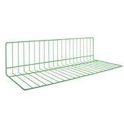 L Shape Shelf Divider Green Epoxy Coat Wire - 30"L x 8" and 12" Sides by HUBERT – Metal, Green, Model DIV-30128-GN