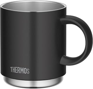 Thermos JDS-351 BK Vacuum Insulated Mug, 11.8 fl oz (350 ml), Black