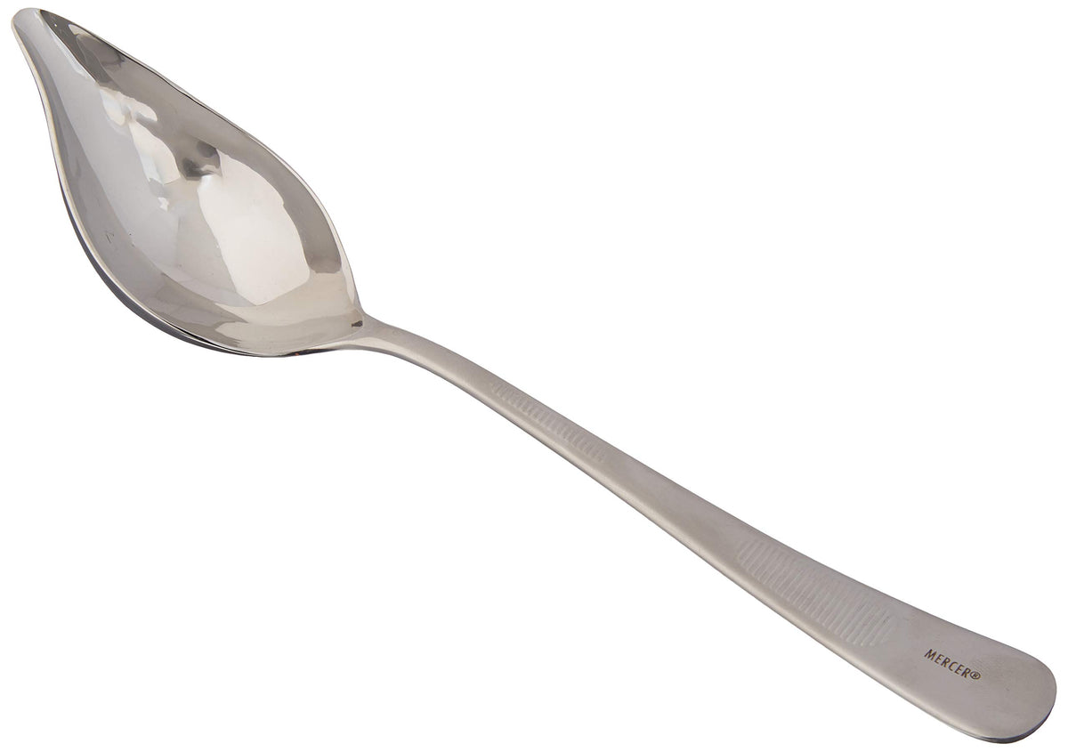 Mercer Culinary Standard - 1 oz. / Silver / 8-1/2 Inch Saucier Spoons