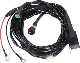 Wire Harness with Switch for 1492160, 1492170, and 1492180 Series Light Bars - DT Connection