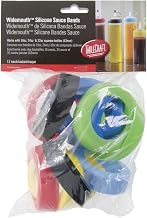 Tablecraft Silicone Squeeze Bottle Sauce Bands for 16, 24, 32 Oz, 12 per Pack