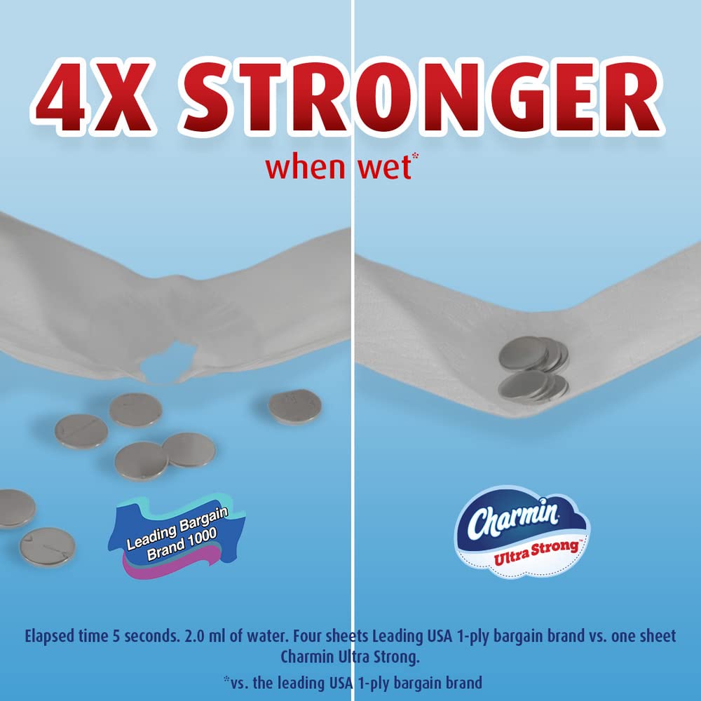 Ultra Strong Toilet Paper 16 Mega Rolls by Charmin – 16 Count (Pack of 1), Paper, White, Pack of 16, Model 030772041673