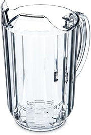 Carlisle FoodService Products 553807 Plastic Pitcher, 48 Ounces, Clear