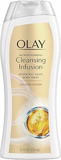 Olay Microscrubbing Cleansing Infusion Body Wash, Crushed Ginger, 22 oz